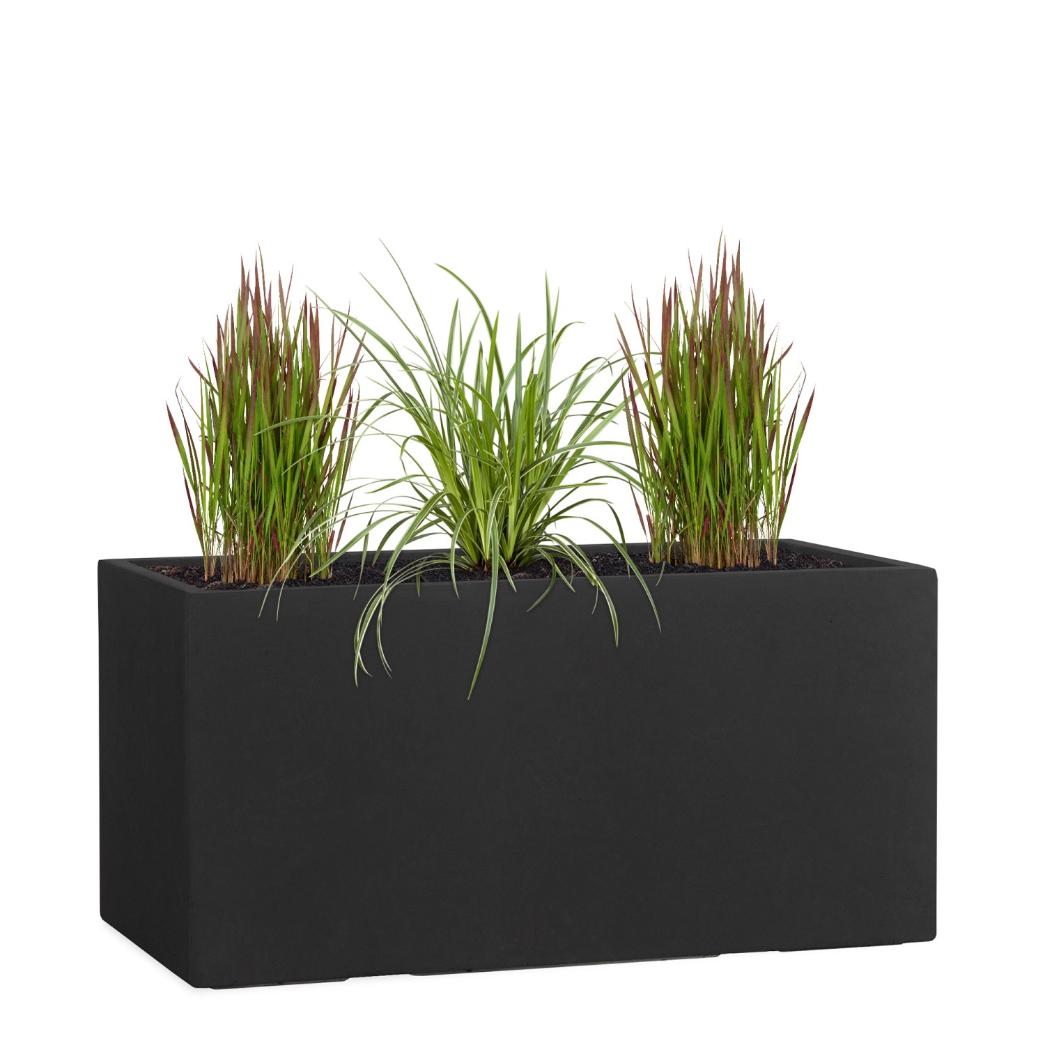 Pflanzwerk® Pflanzkübel Tub 30 cm x 60 cm x 30 cm Anthrazit günstig online kaufen