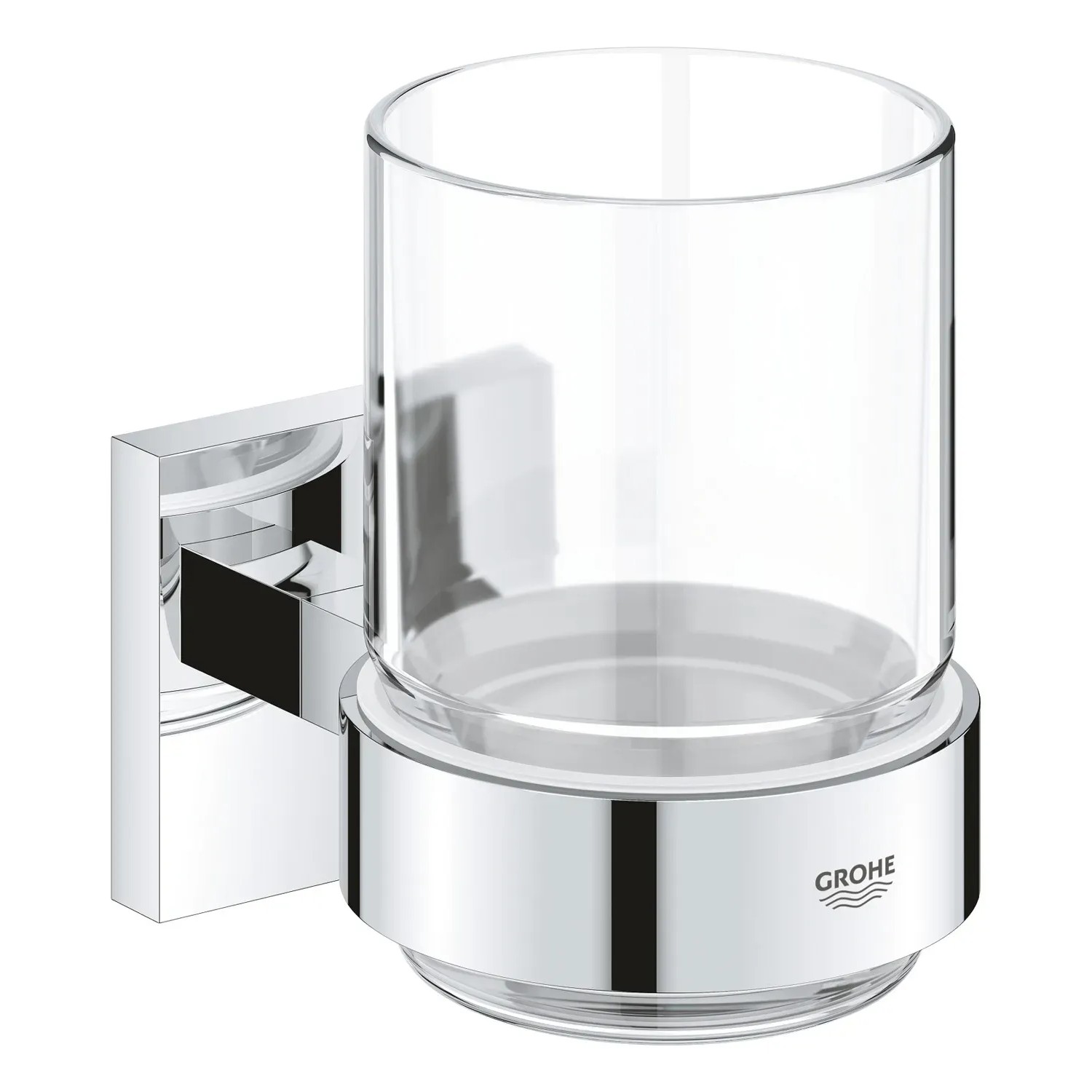 Grohe Zahnputzbecher Glas Start Cube wandmontage kaufen bei OBI