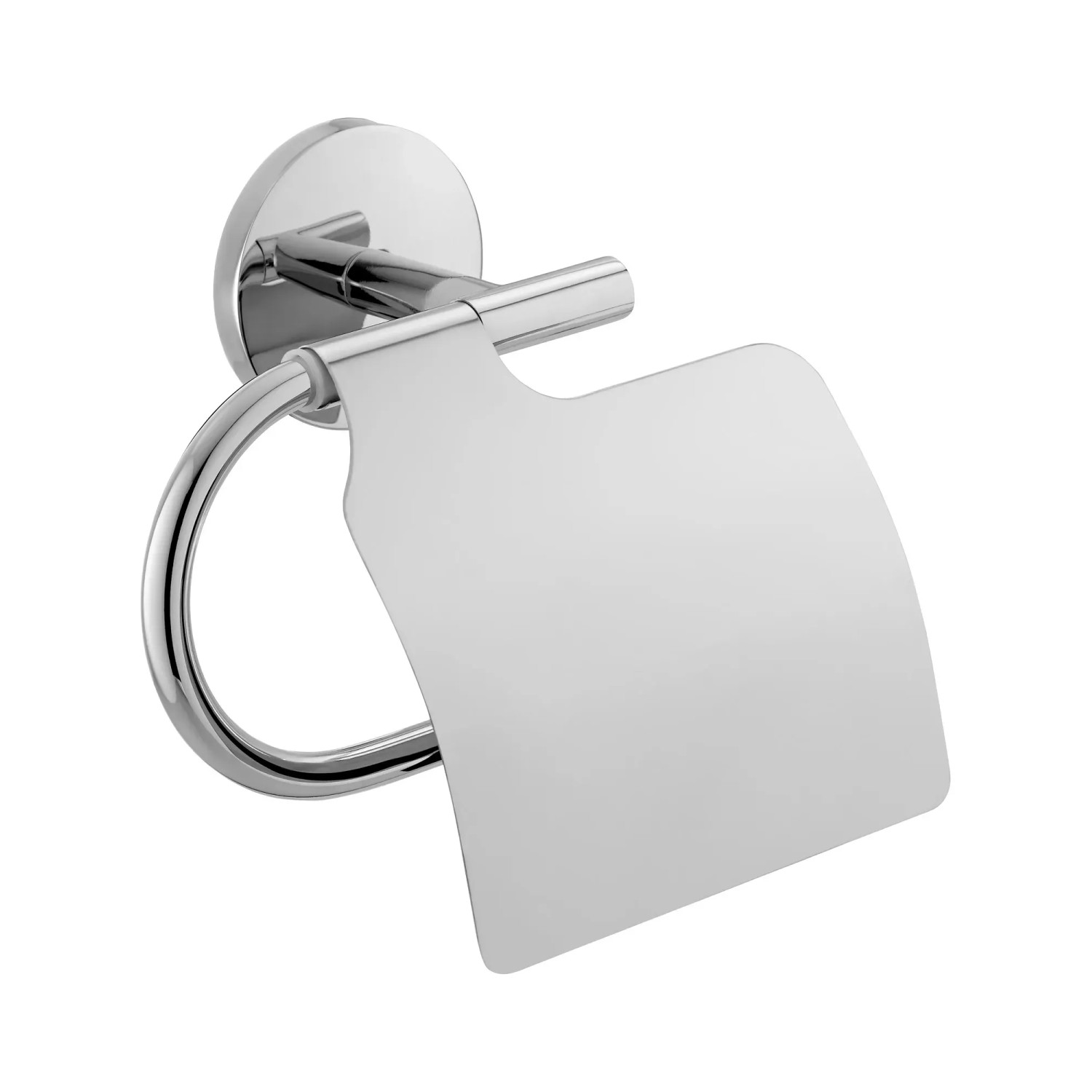 CMI Toilettenpapierhalter S 300 mit Deckel Chrom inkl. Befestigungsmaterial