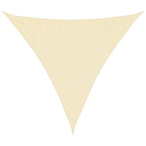 vidaXL Sonnensegel 160 g/m² Creme 3x3x3 m HDPE 311197