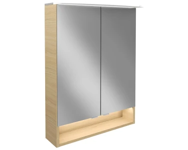 Sandeiche cm Spiegelschrank Türen mit Softclose Fackelmann B.Style 60