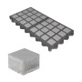HL Drainpflaster Füllstein, steingrau, 7,4x7,4x4,9 cm, zur Verwendung mit HL Rasengittern.