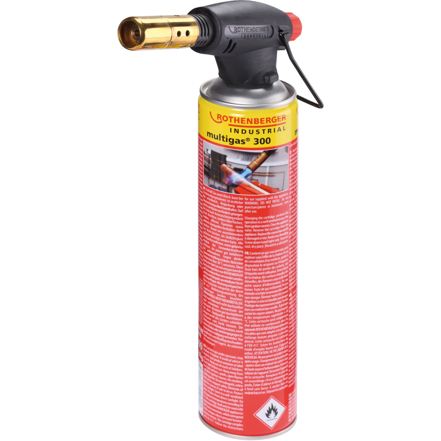 Rothenberger Gaslötkolben Hot Pen Set 10-tlg Piezozündung Löten