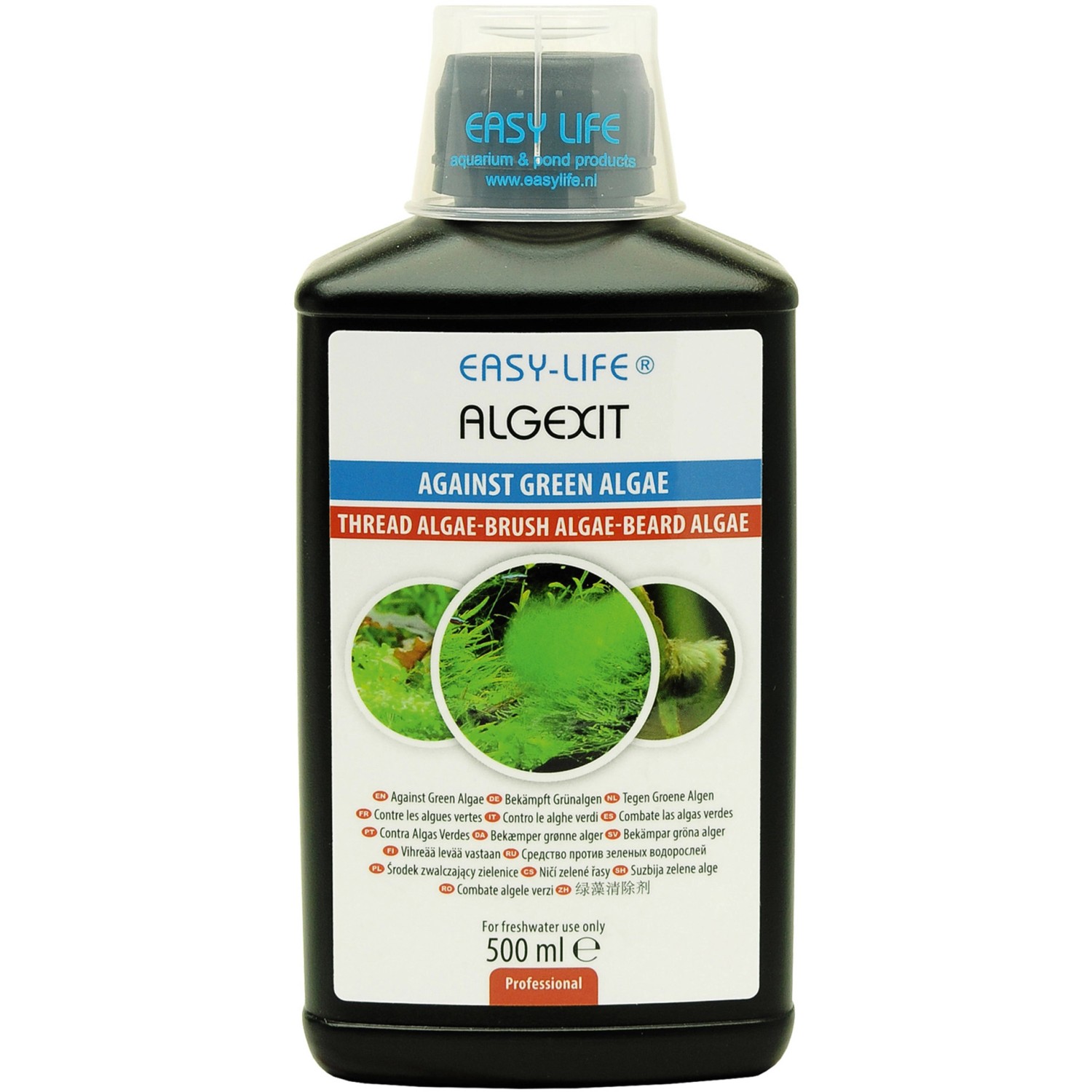 Easy-Life AlgExit 500ml: Algenbekämpfungsmittel für Süßwasseraquarien.