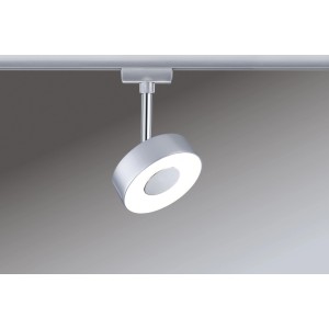 Paulmann URail LED-Spot Circle, 5W, Chrom matt, für Schienensysteme.