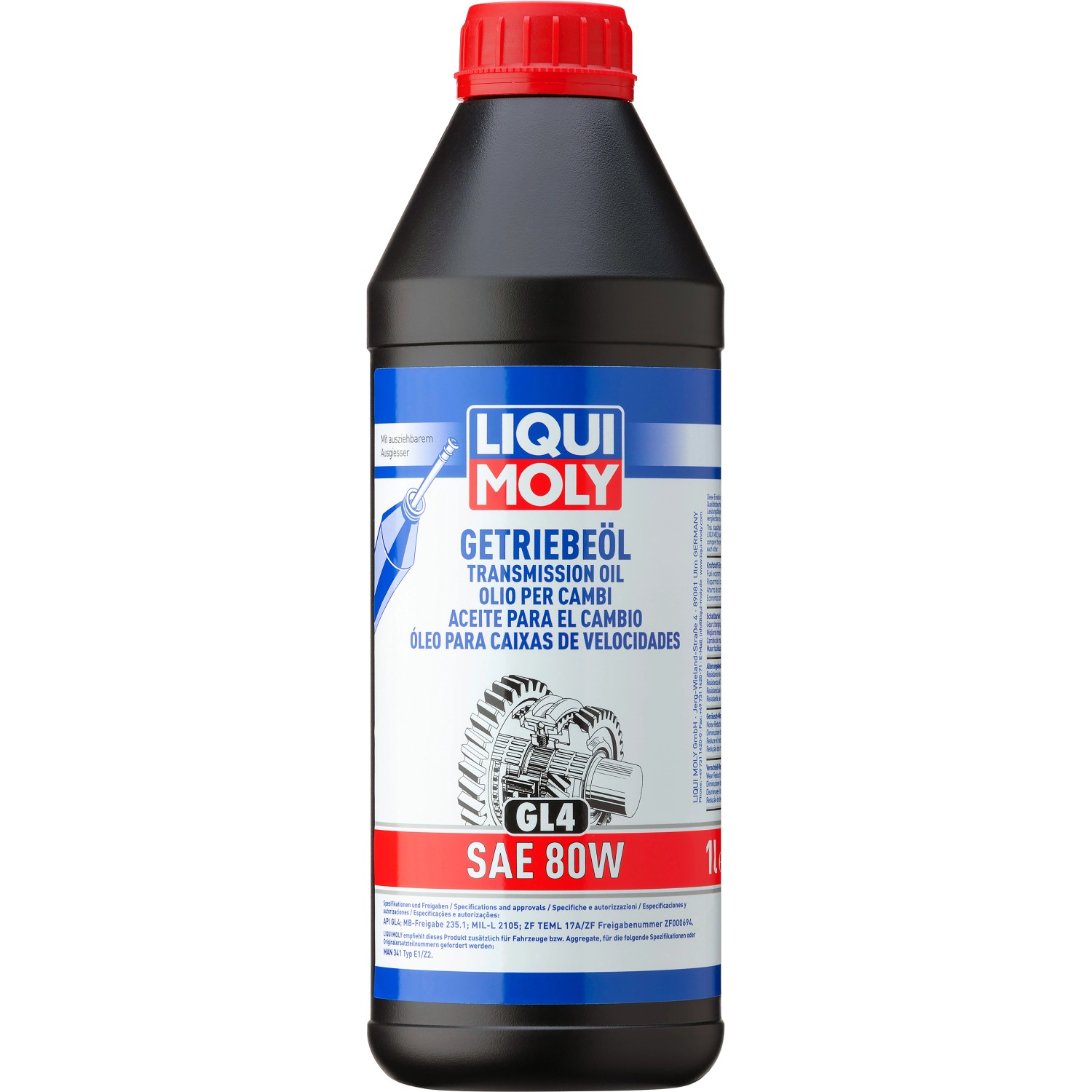 Liqui Moly Getriebeöl (GL 4) SAE 80W 1 l