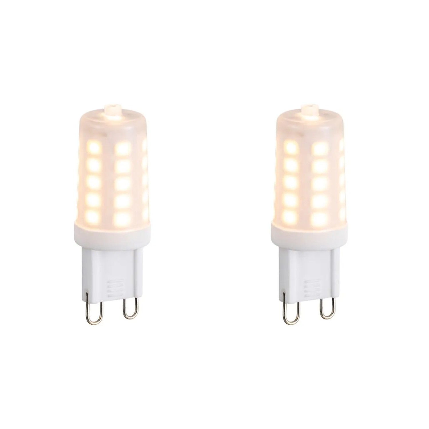 LUEDD 2er Set G9 Dimmbare Opal LED Leuchtmittel 3W 250,m 2200K