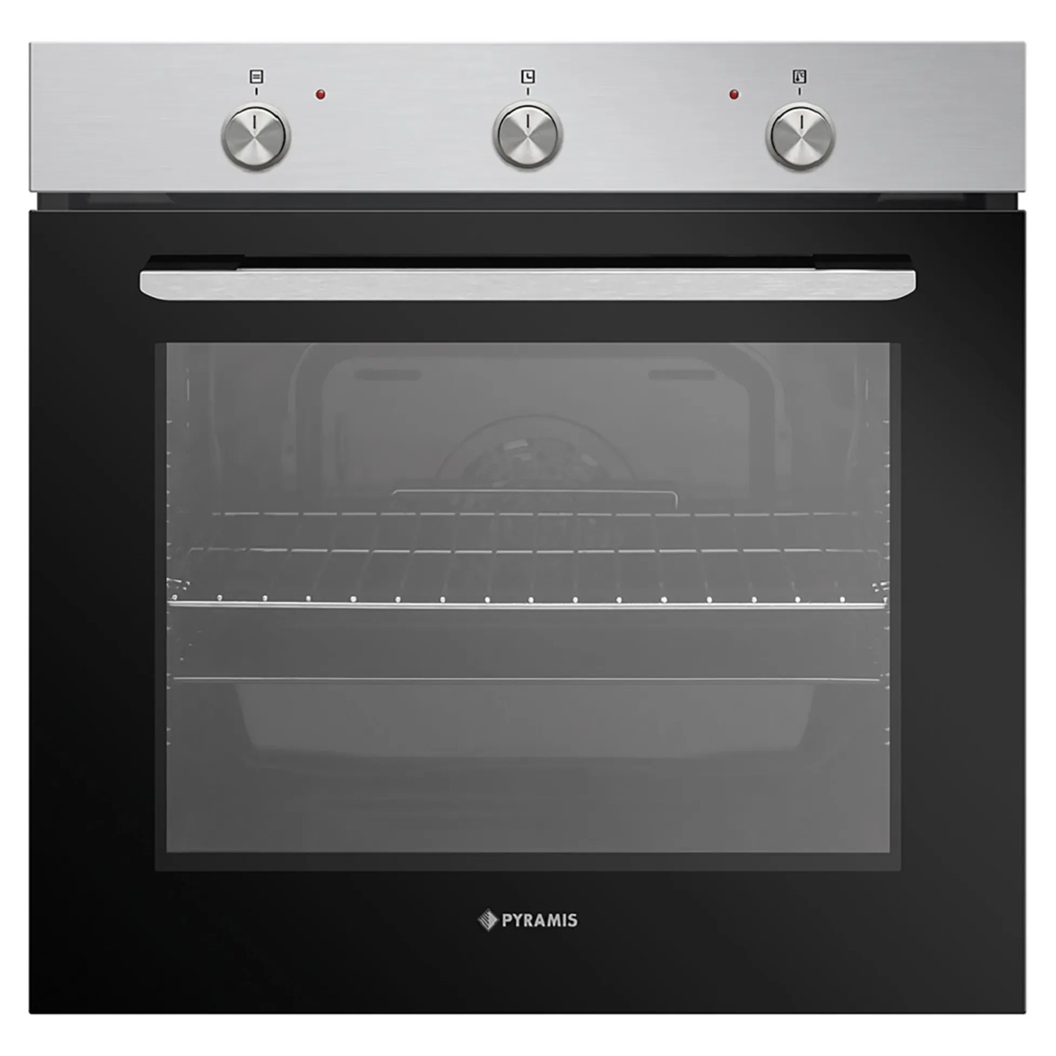 Pyramis Backofen PO78021008PIX Steel + Black