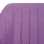 Detailansicht: Lila MCW Esszimmerstuhl K27 (6er-Set) mit Ziernähten.