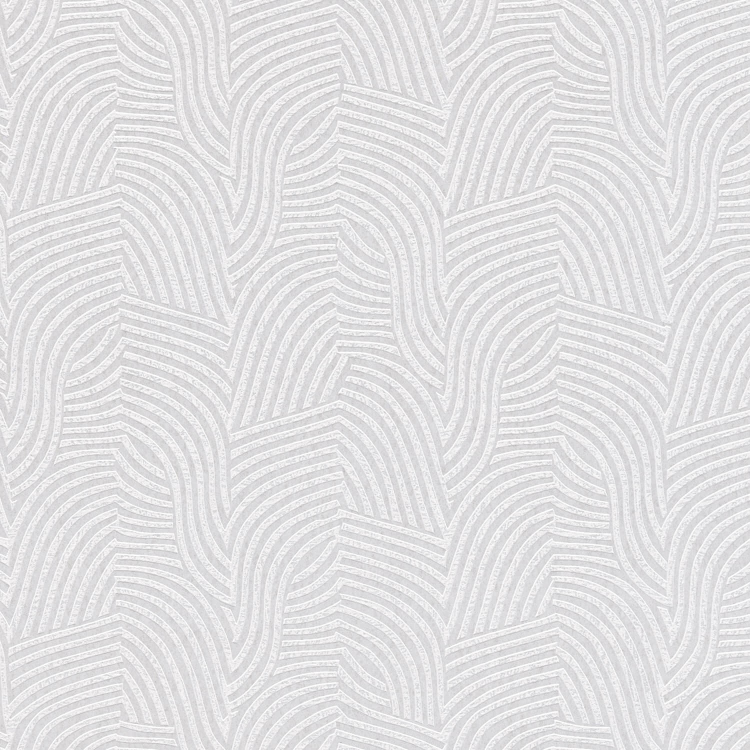 PROFHOME 781534-GU Grafik Tapete Gestreiftes Muster Weiß Creme Grau 0,53 m günstig online kaufen