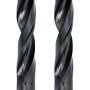 Zwei LUX Metallbohrer, 2,5 mm, für Buntmetalle wie Kupfer und Aluminium.