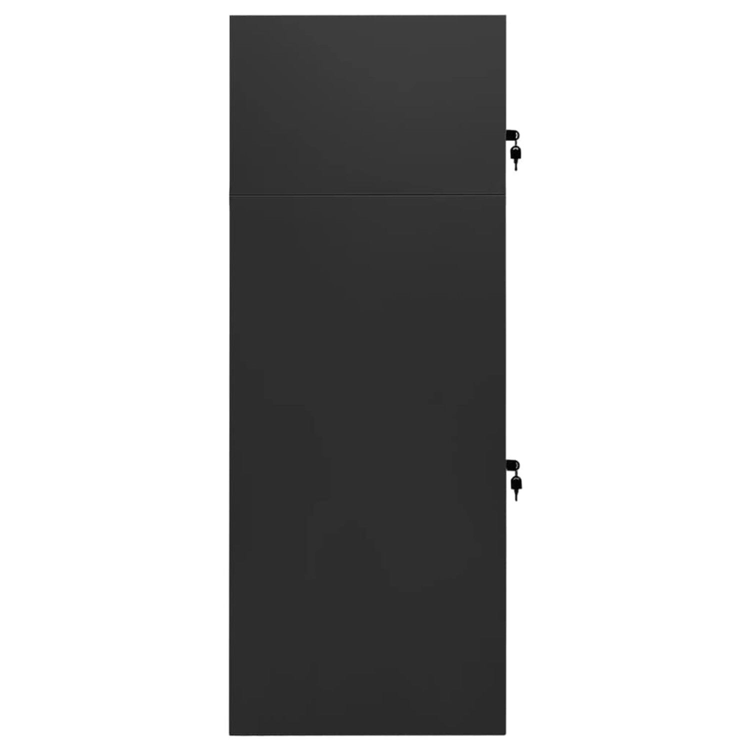 vidaXL Aktenschrank Sattelschrank Anthrazit 53x53x140 cm Stahl günstig online kaufen