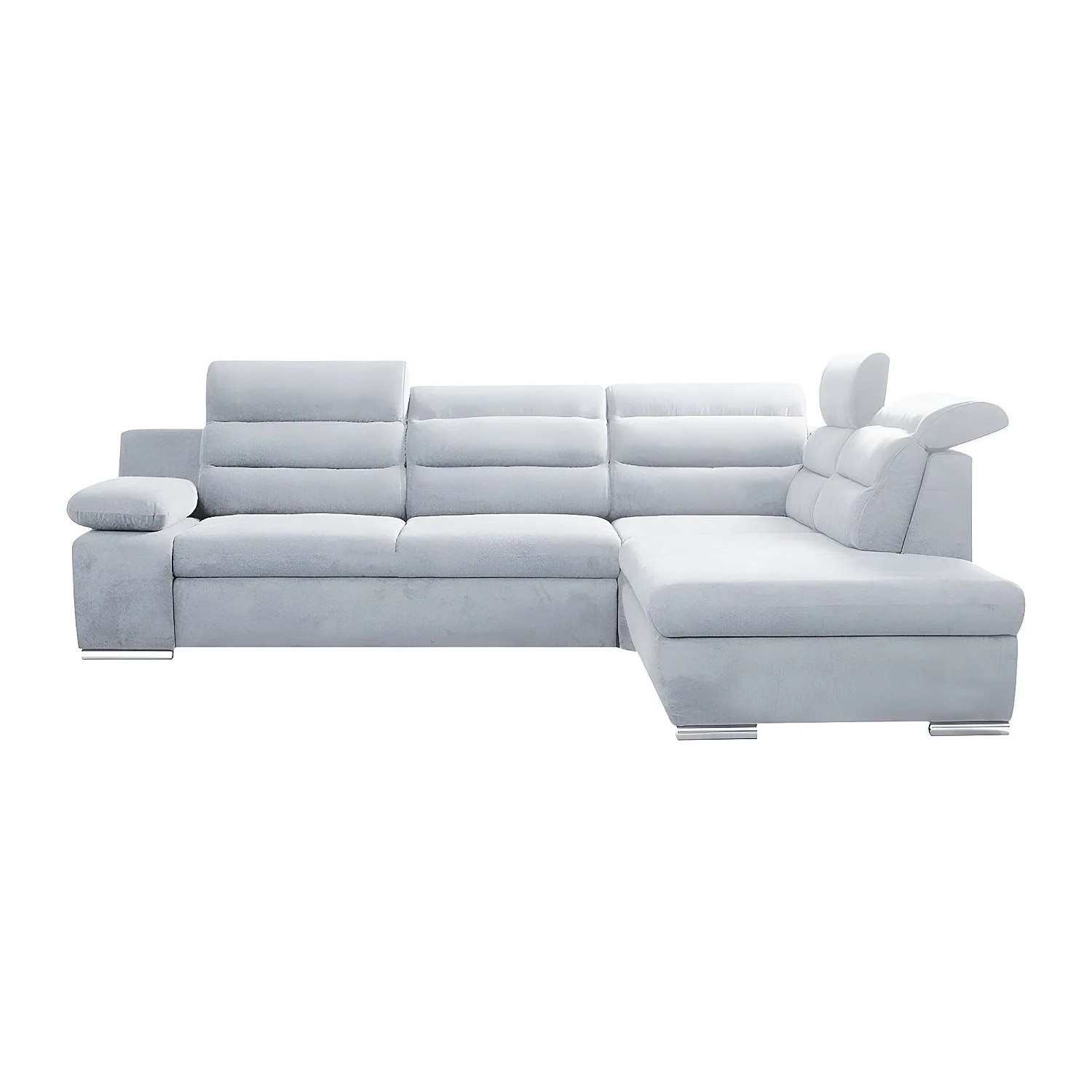 Vente-unique Schlafsofa Pylos Hellgrau 269 cm