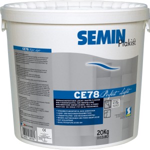 Eimer Semin CE 78 Plakist Perfect'Light, 20 kg, gebrauchsfertiger Fugenfüller für Gipskartonplatten.