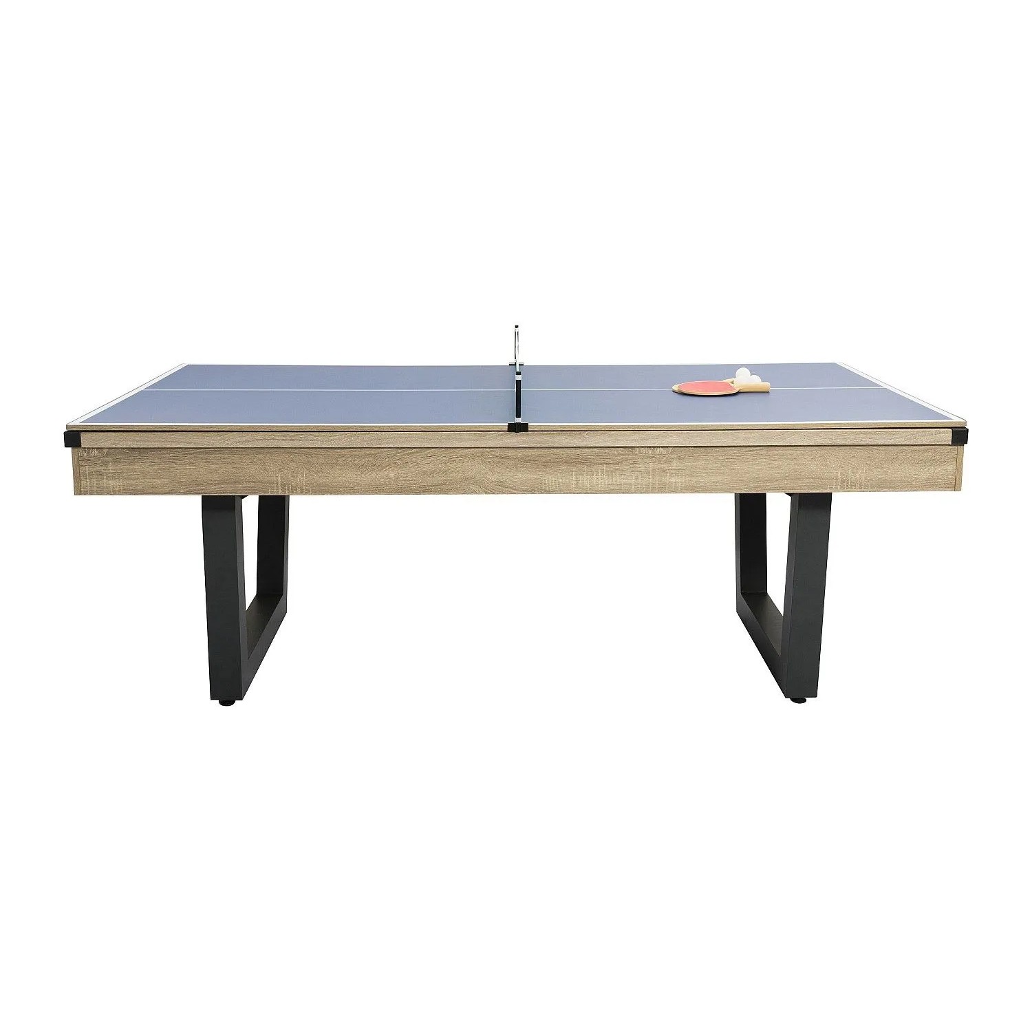 Vente-unique Billardtisch Melian Schwarz  Naturfarben Hell 213.4 cm