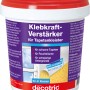 Decotric Klebkraft-Verstärker 750g im weißen Eimer mit rotem Deckel. Ideal für Tapetenkleister in Feuchträumen.