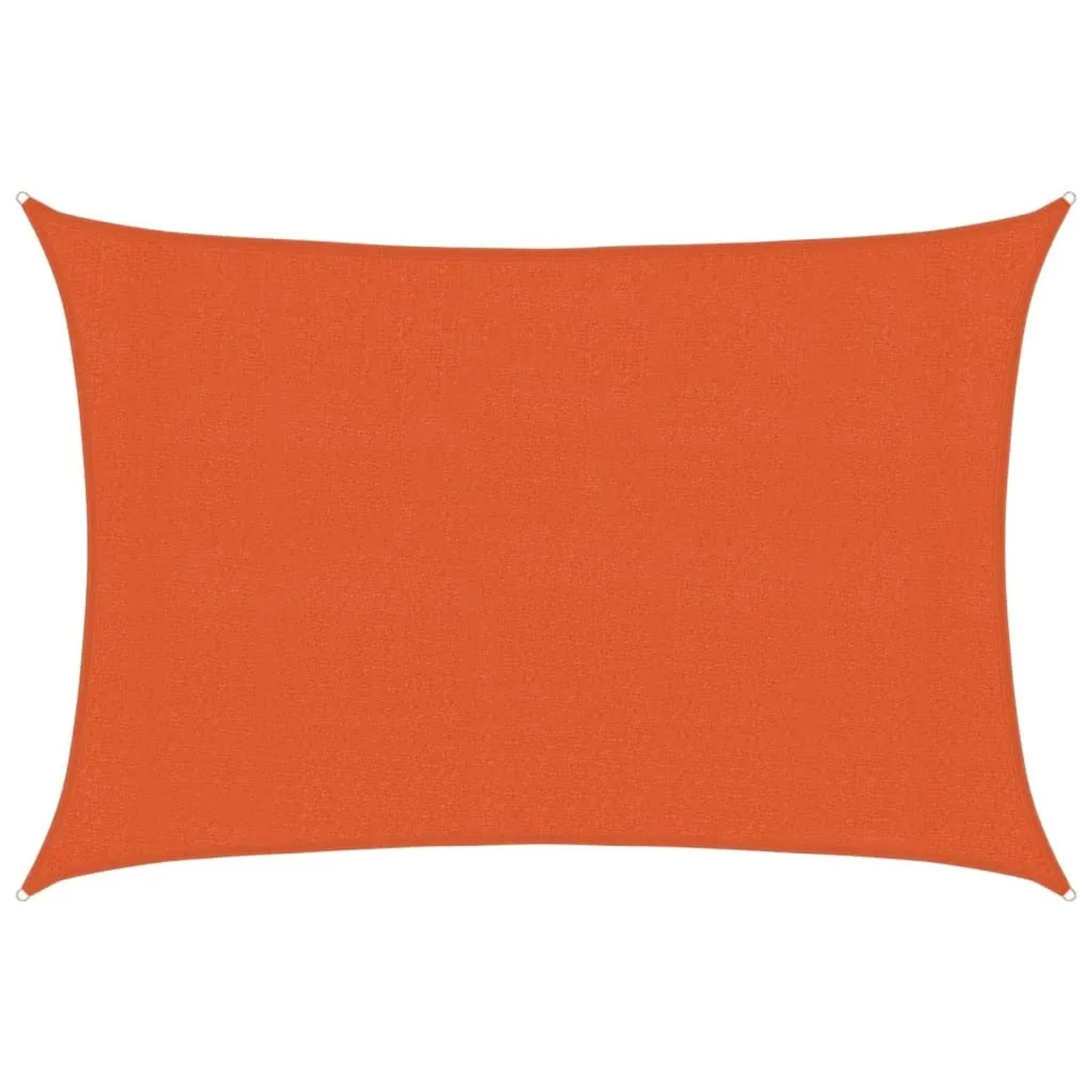 Furnicato Sonnensegel 160 G M² Rechteckig Orange 3x5 M Hdpe