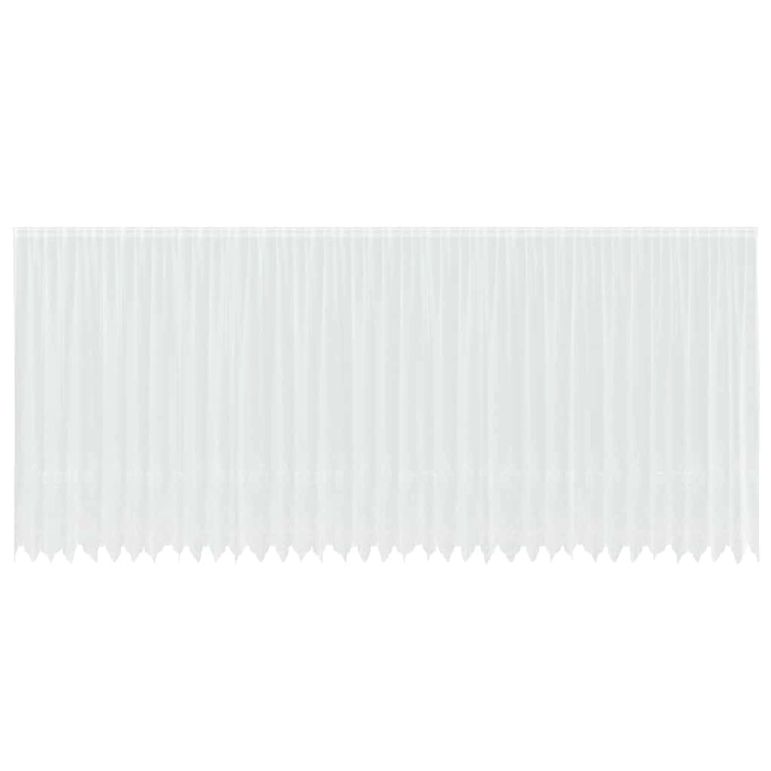 vidaXL Spitzenvorhang mit Vorhängen Weiß 900x200cm Polyester 4107962 günstig online kaufen