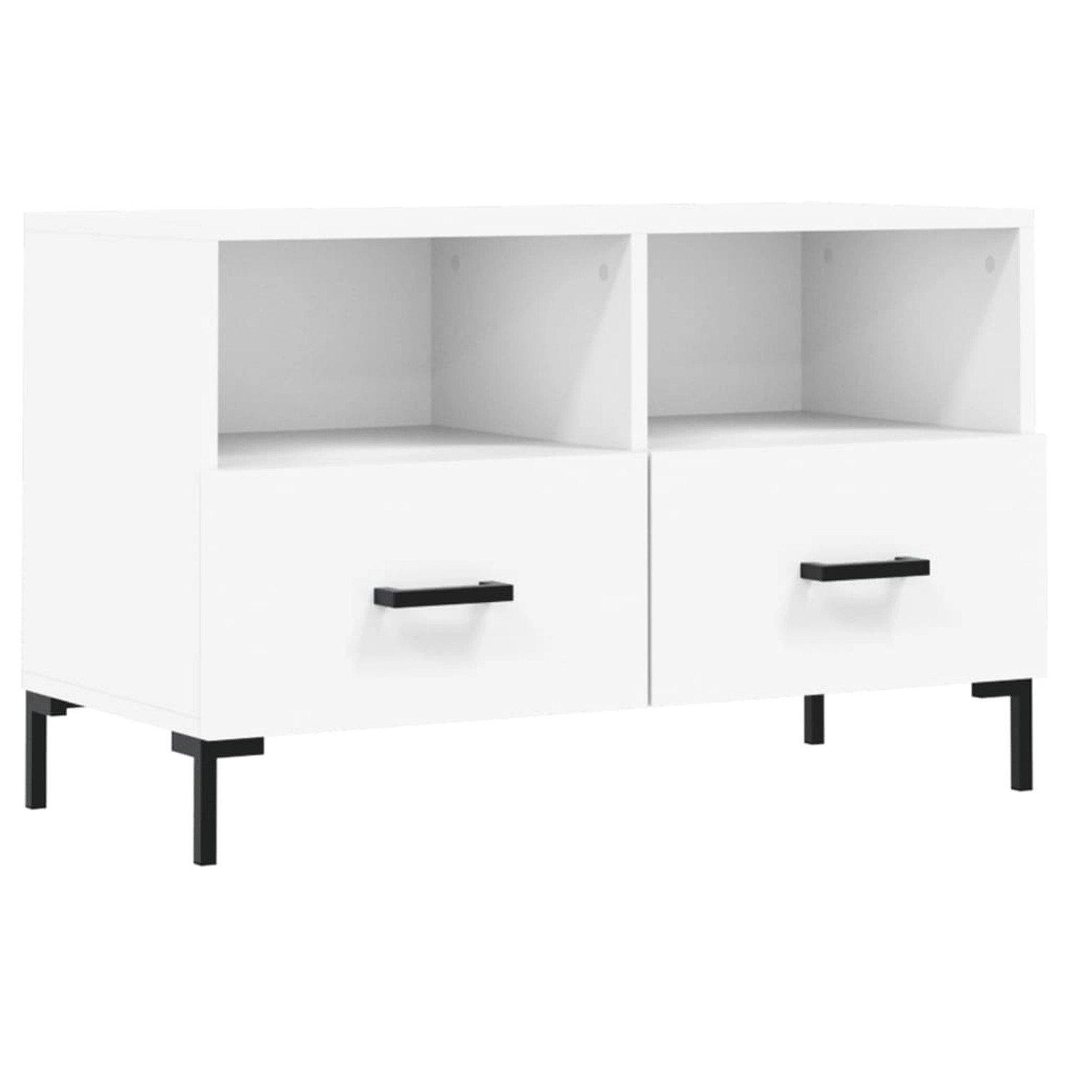 vidaXL TV-Schrank Weiß 80x36x50 cm Holzwerkstoff 828972 günstig online kaufen