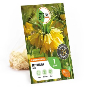 GROW by OBI Kaiserkrone Lutea Gelb, Blumenzwiebel im Beutel, Blütezeit März-April.