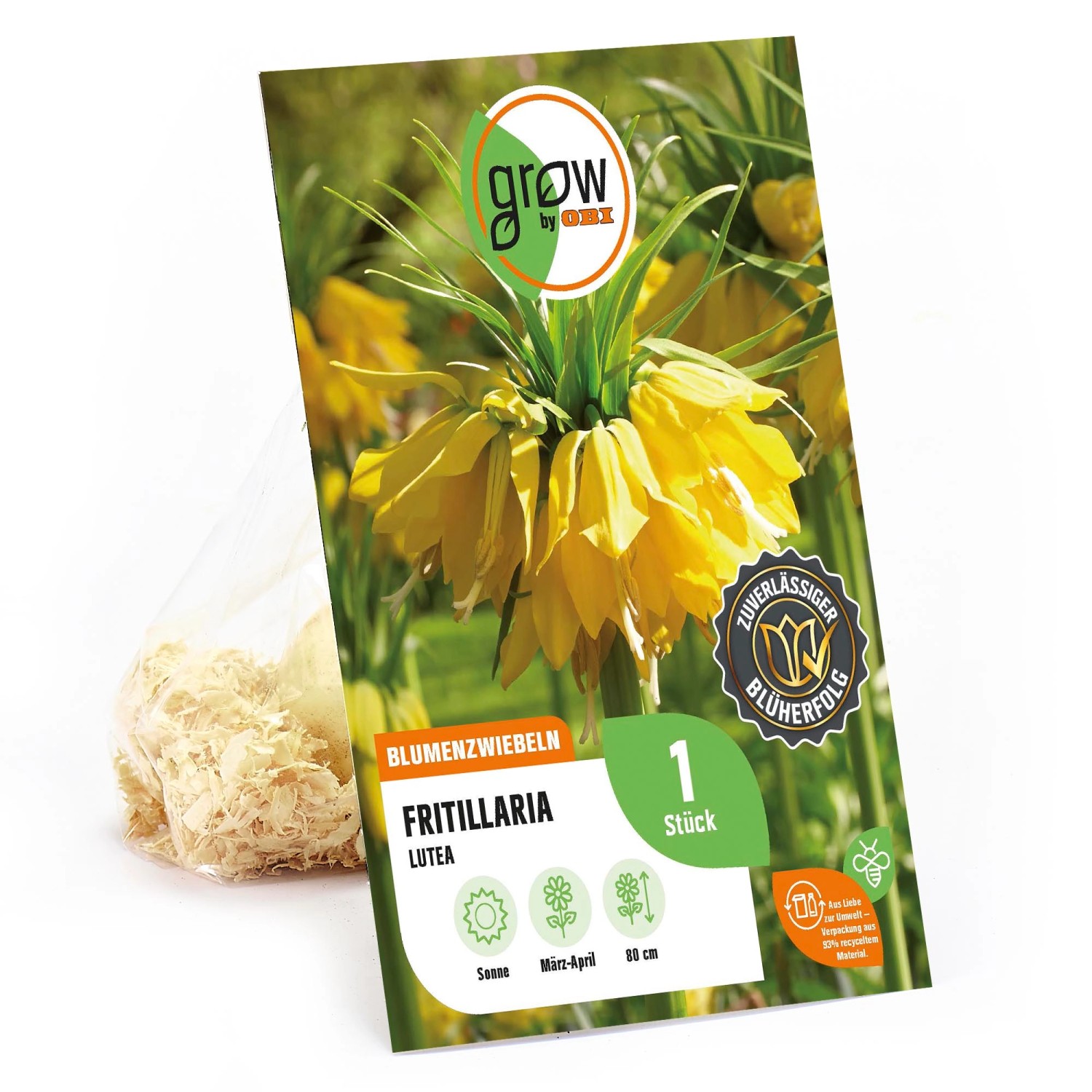 GROW by OBI Kaiserkrone LuteaBK Gelb 1 Stück Fritillaria imperialis Lutea günstig online kaufen