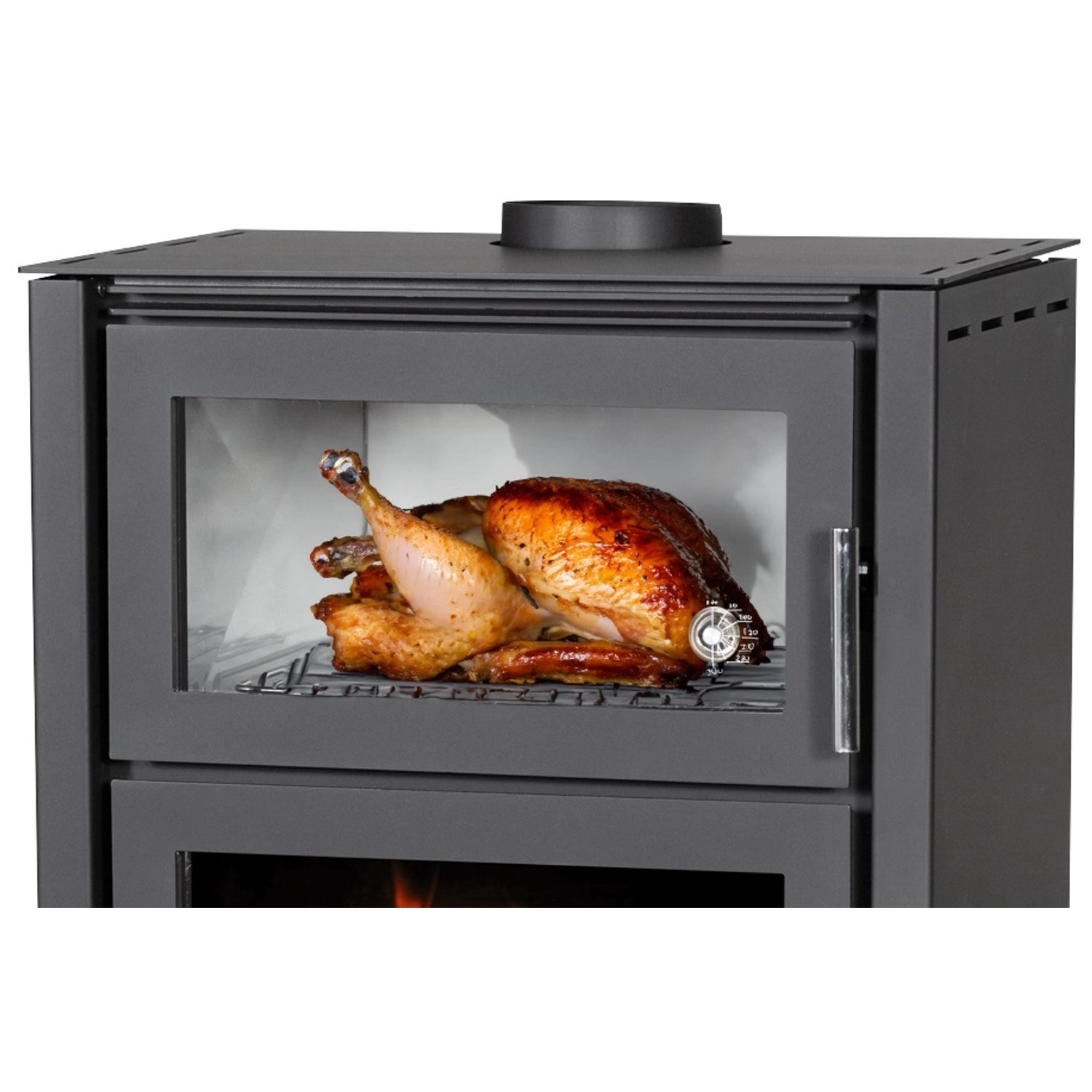 Victoria Kaminofen Modena F mit Backfach mit 11,53 kW_2