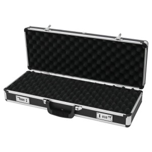 HMF 14433-02 Alu Transportkoffer Zahlenschloss 62 x 26 x 12 cm Schwarz
