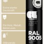 Schwarze COSMOS LAC Acryllack Sprühdose RAL 9005, 400ml, glänzend. Hohe Deckkraft für Holz, Metall, Beton.