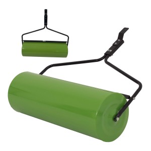 Grüne TRUTZHOLM Rasenwalze für Rasentraktor, 97 cm breit, befüllbar bis 95 Liter.