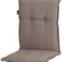 Madison Auflage Panama Taupe für Niedriglehner, ca. 105x50cm, bequemes Sitzkissen für Gartenstühle.