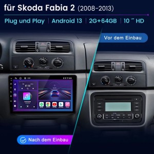 Junsun Autoradio Für Skoda Fabia 2 2008-2013