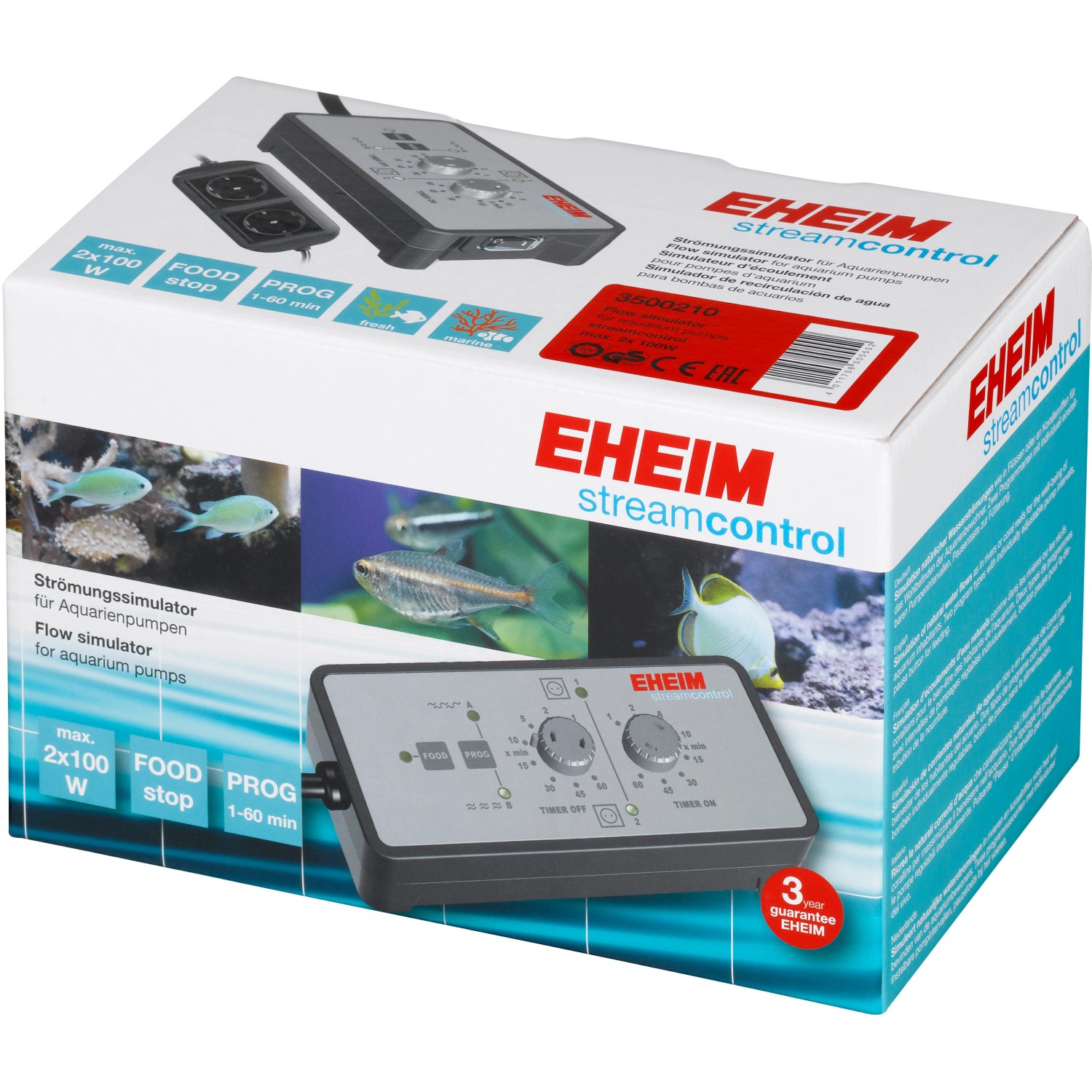 Eheim Streamcontrol Strömungssimulator für Aquarien, zur Steuerung von Aquariumpumpen.