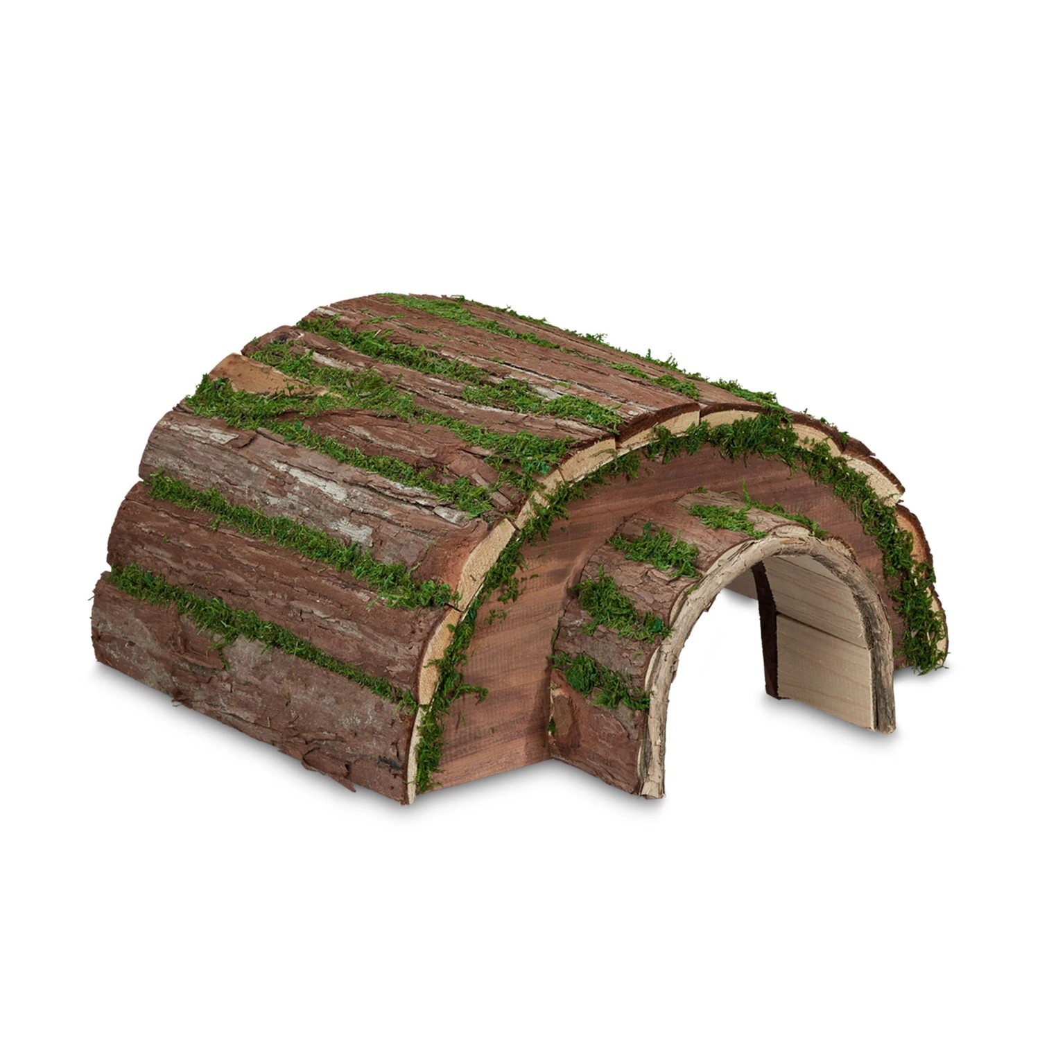 Relaxdays Igelhaus Holz Natur 20 cm x 40 cm x 42 cm 2 kg