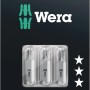 Wera Bit-Set, 3-teilig, für Kreuzschlitzschrauben PZ1, PZ2, PZ3, 25 mm Länge.