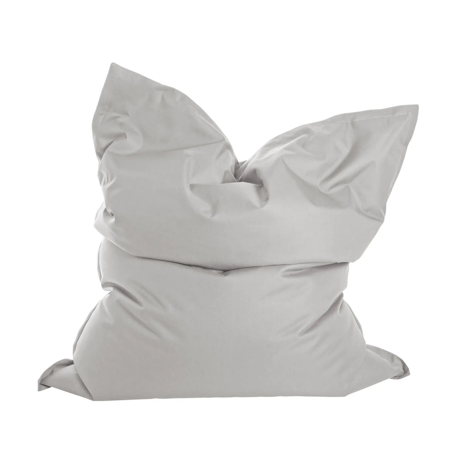 mokebo Sitzsack Outdoor XXL für Kinder & Erwachsene Der Große Bean Bag oder Riesen-Sitzsack in Grau