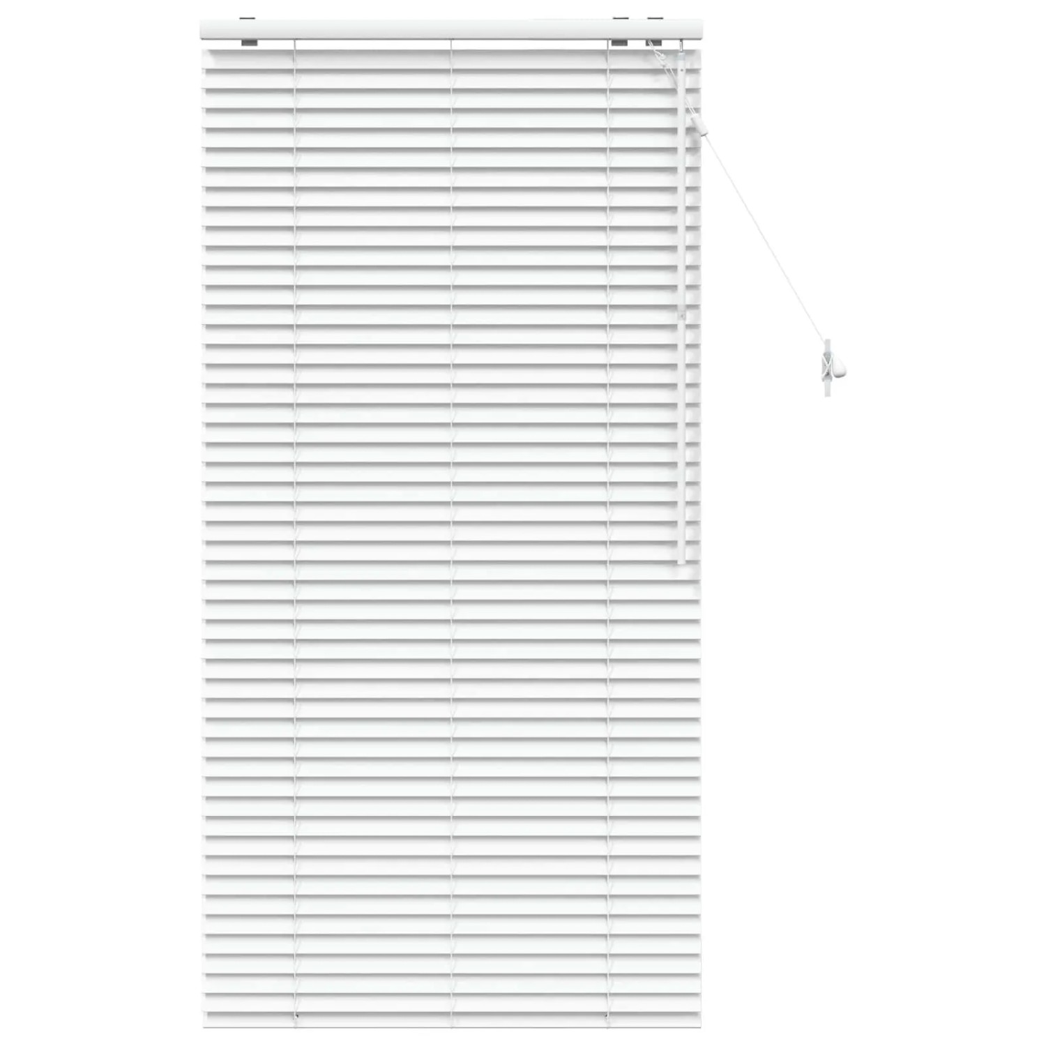 vidaXL Venezianische Jalousie Weiß 70 x 160 cm 35 mm 42015410