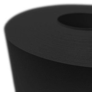 Rolle zaunzu Sichtschutz Premium, 26m, Schwarz, für Doppelstabmattenzaun.