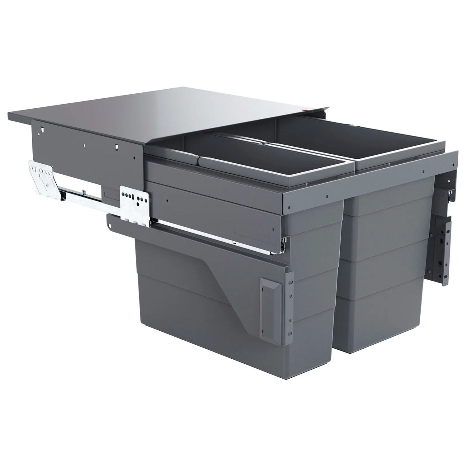 HAILO Abfallsammler Mülleimer Cargo 500 mm 17L 13L 13L Deckel 3610831