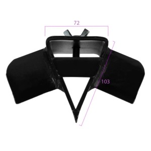 EBERTH Spaltkreuz Keil aus Stahl für Holzspalter, Zubehör für Kamine & Öfen.