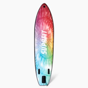 Suprfit SUP Board Batik, farbenfrohes aufblasbares Stand-Up-Paddling Board mit Finne. Wassersport Set.