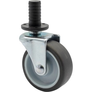 Wagner Lenkrolle, verzinkt, 50 kg Tragkraft, mit Stift und Hülse, Ø 50 mm.