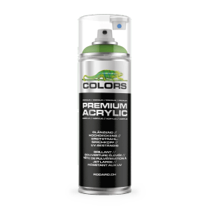 COLORS Premium Acryl Sprühfarbe, 400ml, RAL 6018 Gelbgrün, glänzend.