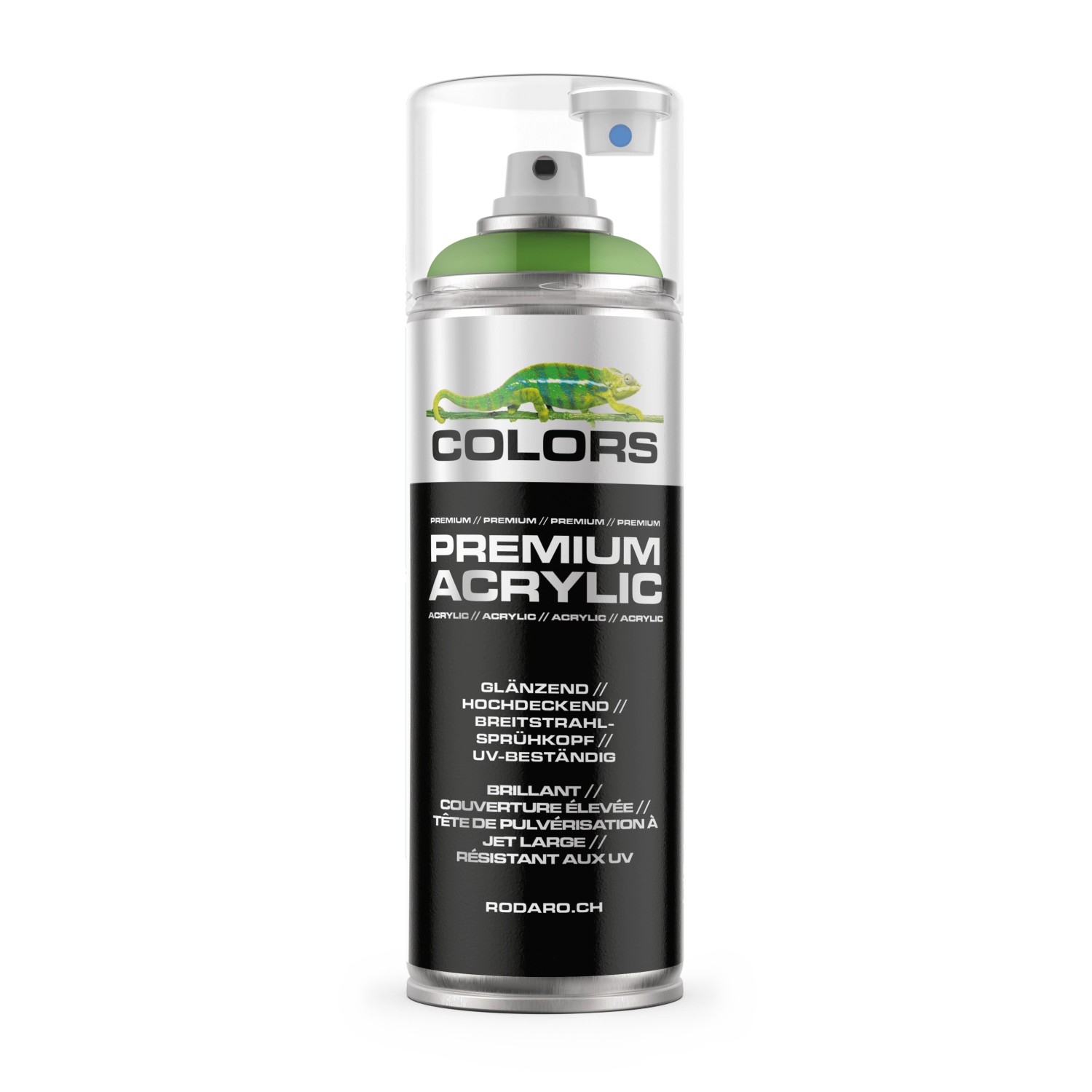 COLORS Premium Acrylic Sprühfarbe 400ml RAL 6018 Gelbgrün Glanz