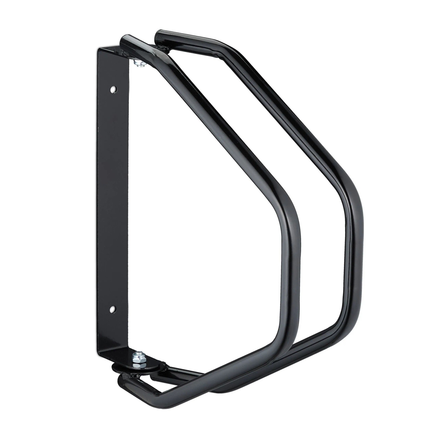 Relaxdays Fahrradständer Stahl Schwarz Schwenkbar 32,5 cm x 9 cm x 28,5 cm