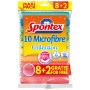 Spontex Mikrofasertücher, 10er-Pack (8+2 gratis), verschiedene Farben. Ideal zum Reinigen im Haushalt.