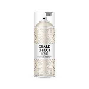 COSMOS LAC Kreidefarbe Spray Chalk Effect  Hochwertige Chalky Kreidesprühfarbe Farbspray  Spray Paint Farbe Creme