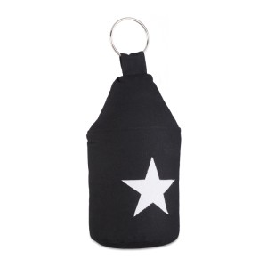 Relaxdays Türstopper Stern Baumwolle Sand Metall Schwarz mit Griff Schwer 23 cm x 11 cm 1,3 kg