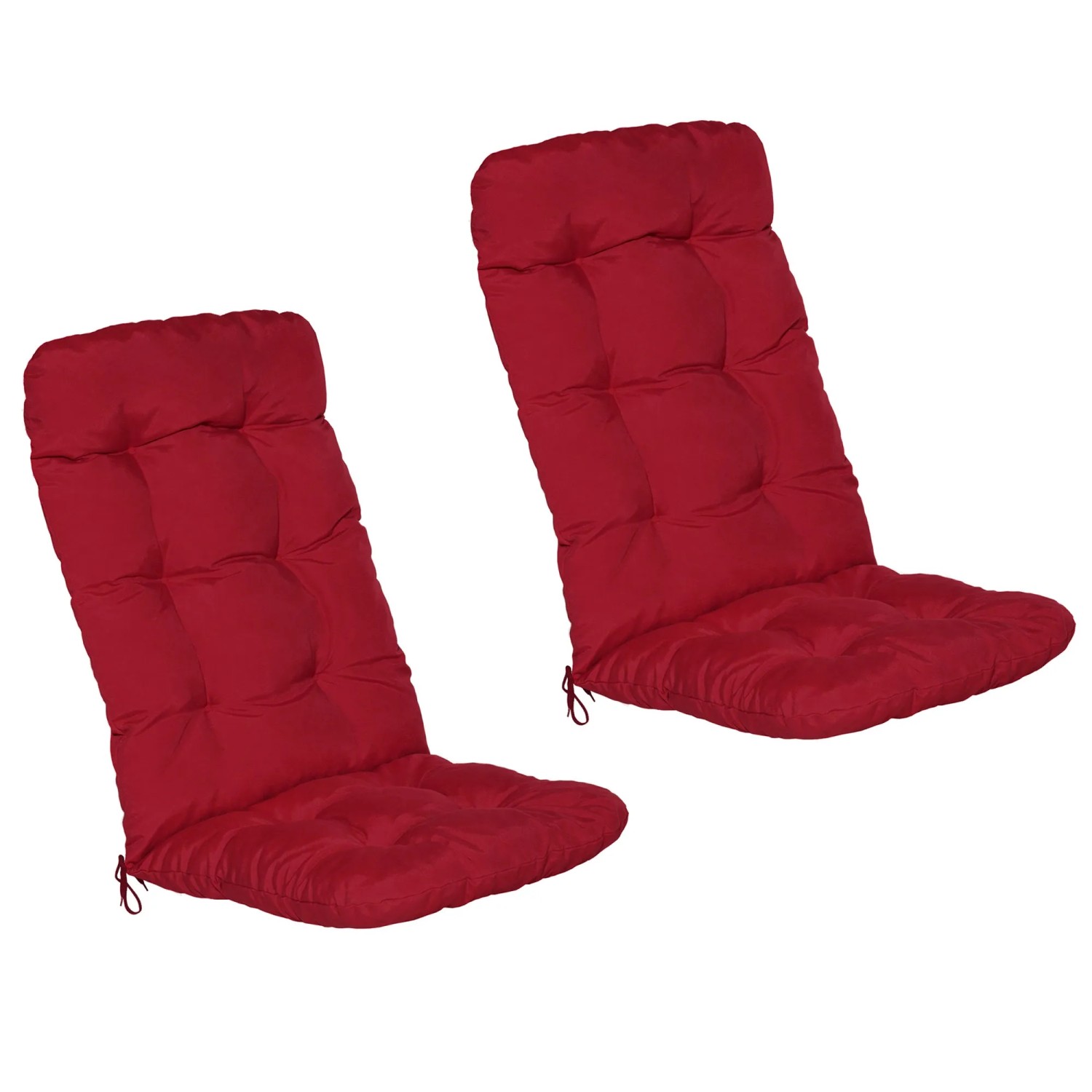 Beautissu Flair HL Hochlehner 120x50x8cm Rot 6tlg