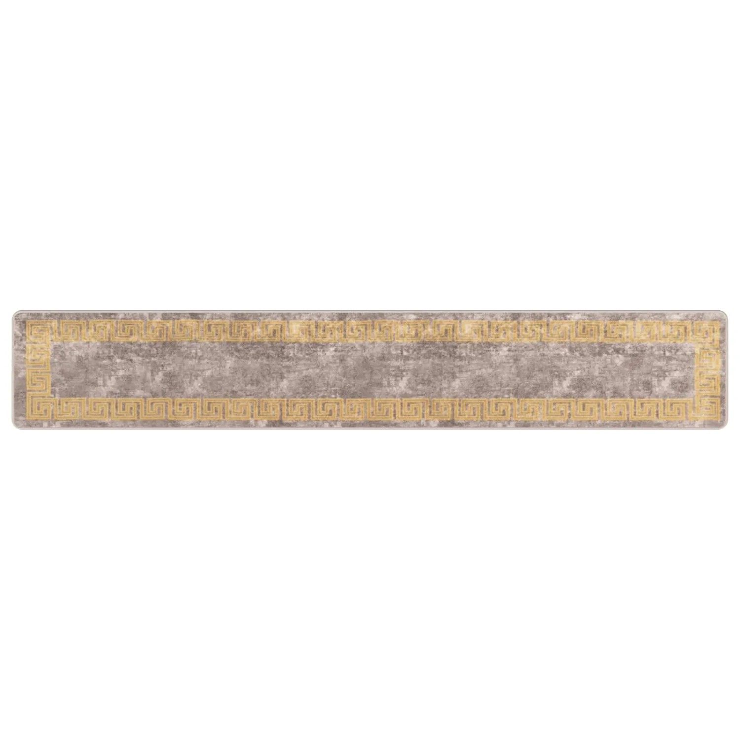 vidaXL Teppichläufer MARSA Grau 50 x 300 cm Polyester und PVC 42023348