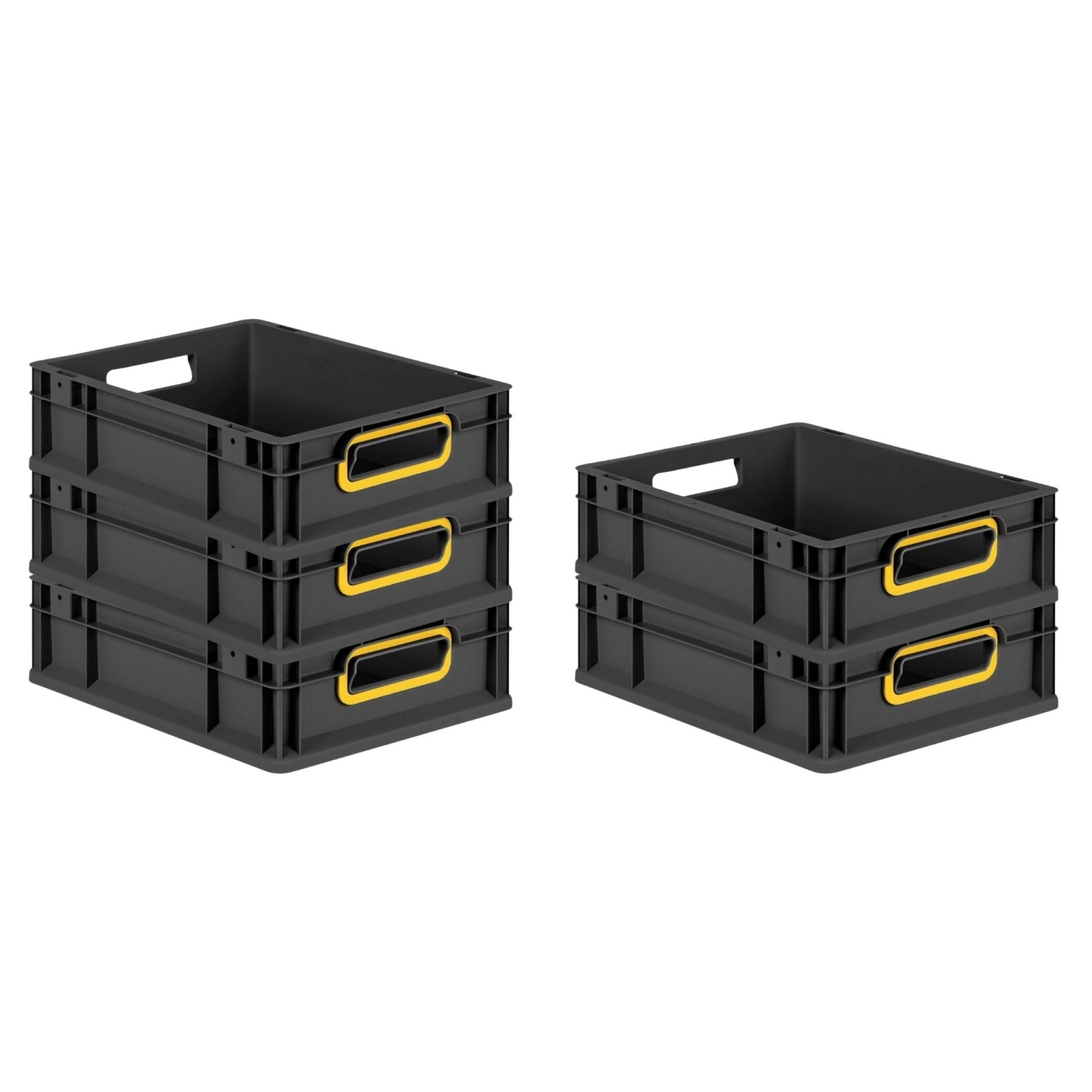 PROREGAL SparSet 5x Eurobox Nextgen Color HxBxT 12x30x40cm 11 Liter Griffe günstig online kaufen